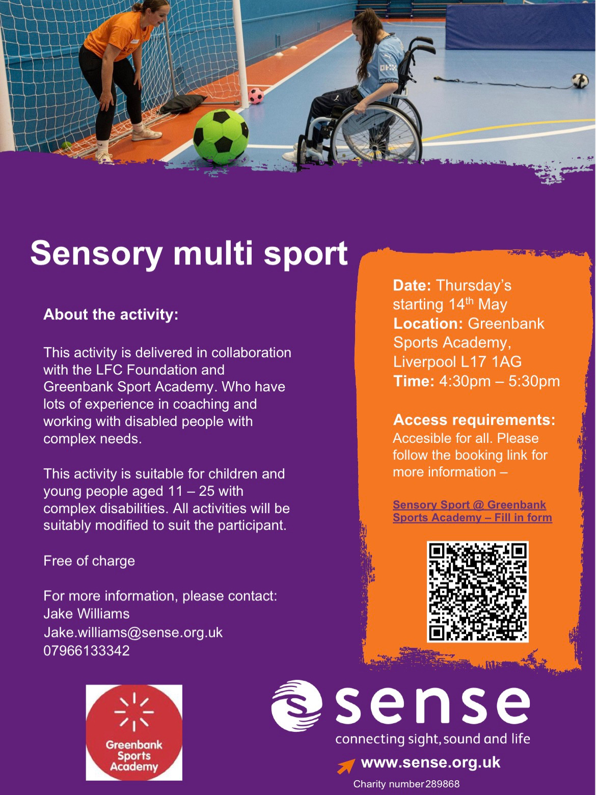 Sensory Multi Sport Sessions
